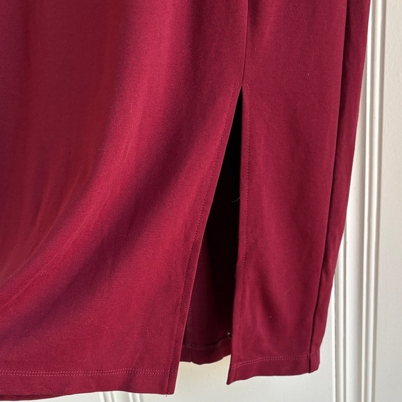 Socialite Cranberry Red Mini Midi Dress - Picture 3 of 4